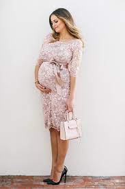 Bumpstyle Blush Pink Lace Maternity Dress Lace Maternity Dress Maternity Dresses For Baby Shower Pink Lace Maternity Dress