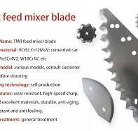Factory Price Tmr Feed Mxing Blade Fodder Mixing Machine ...