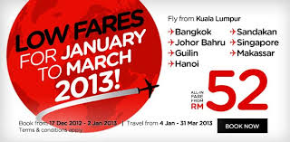 Airasia introduces 'low fare madness' with promo fares starting from rm39 onwards to both domestic and international destinations. Airasia Promotions December 2012 Klia2 Info