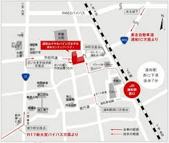 楽天トラベル ロイヤルパインズホテル浦和 アクセス 地図 アイコン 地図 地図 作成