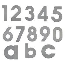 Three letters abc appear consecutively, in alphabetical order? Hausnummern 0 9 Und Buchstaben A C Aus Edelstahl Deutsche Leuchten De