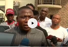 Sunday igboho at soka, ibadan, oyo state. See Sunday Igboho S Reaction After His House Burnt Down Video