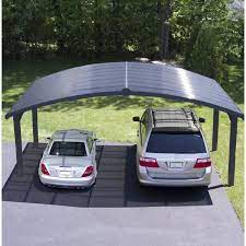 The Unique Styling Of The Product Provides An Extra Large And Elegant Structure That Will Help Keep Your Cars Rv O Double Carport Carport Canopy Carport Kits