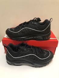 Nib Nike Air Max 98 Black Sz 9 5 In 2020 Nike Air Max Nike Air Air Max