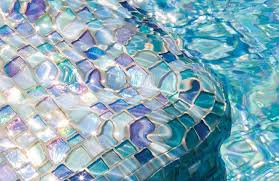 A Touch Of Glass For Your Pool Spa Glass Tile Pool Tile Swimming Pool Designs