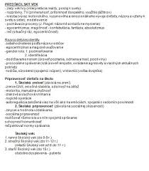 To bolo ešte v časoch. Poznamky Z Predmetu Vyvinova Psychologia Poznamky Zadania Seminarky Sk