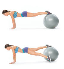Get It Right Swiss Ball Plank Touchdown Swiss Ball Ball Exercises Swiss Ball Exercises