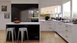 The shine and sheen of the acrylic remain intact for a very long time. Acrylic Kitchen Cabinets Granite Countertops Quartz Countertops Kitchen Cabinets Factory