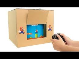 20 How To Make Amazing Super Mario Gameplay From Cardboard Youtube Super Mario Gameplay Diy Console Crafts For Kids