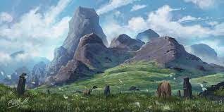 Pin By Trusty Sword Entertainment On Rpg Location Inspiration Fantasy Landscape Landscape Scenery Environmental Art