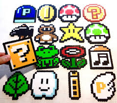 Every Order Comes With A Free Mystery Magnet Take A Trip Back To The Early Days Of Video Games With This Original S Retro Video Games Art Perler Beads Mario