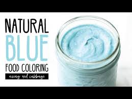 The three primary colors are red, yellow, and blue; Natural Blue Food Coloring With Red Cabbage Video