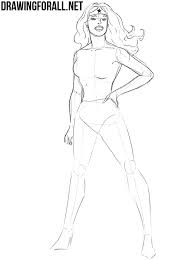 How To Draw Wonder Woman