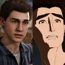 I've come to notice how TNAS Peter looks a lot like PS4 Peter :  r/SpidermanPS4