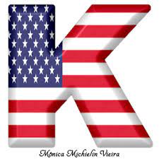 Abecedario Con La Bandera De Usa Usa Flag Alphabet Monogram Alphabet Patriotic Alphabet