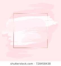 brush strokes in gentle pink tones and rose gold square frame abstract vector backg abstract wallpaper backgrounds pink and gold background abstract wallpaper