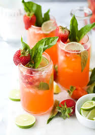 · blend well and pour into a . Super Simple Strawberry Vodka Cocktail L Joyful Healthy Eats