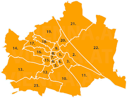 Bundesländer karte, bundesländerkarte, karte der österreichischen bundesländer. Bezirke In Wien Ubersicht Karte Und Wissenswertes Vienna At