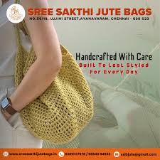 Sustainable style never goes out of trend. ✨ At Sree Sakthi Jute Bags, every bag is crafted with care, quality, and purpose; giving you the perfect blend of durability, fashion, and eco-friendliness.