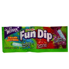 This Was Good But Very Messy As I Remember Nostalgic Candy Fun Dip Retro Candy