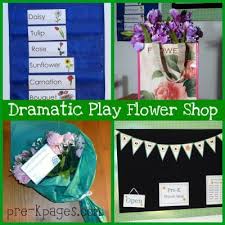 Dramatic Play Flower Shop Center Pre K Pages Dramatic Play Themes Dramatic Play Preschool Dramatic Play