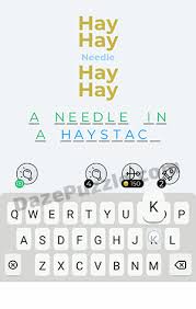List level 20 five high five. Dingbats Level 314 Hay Hay Needle Hay Hay Answer Daze Puzzle