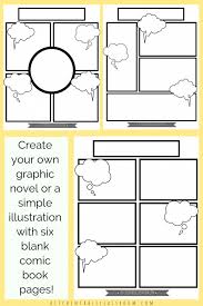 Comic Book Templates Free Printable Pages The Kitchen Table Classroom Comic Book Template Book Template Comic Book Pages