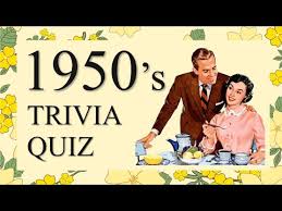 Nov 14, 2018 · for this reason, i have brought 100 plus halloween trivia questions for you, which are more than amazing and fun. 1950s Trivia Quiz 10 Questions And Answers Youtube