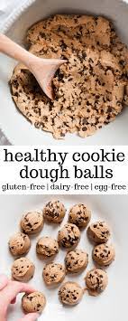 Healthy Cookie Dough Balls Recipe Healthy Sweet Snacks Healthy Cookie Dough Healthy Snacks Recipes