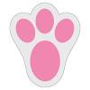 Download the bunny template and print onto the colored card stock or construction paper of your choice. 1