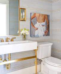 15 Bathroom Wallpaper Ideas That Bring Personality To Any Space Bathroom Design Bathroom Interior Bathroom Wallpaper