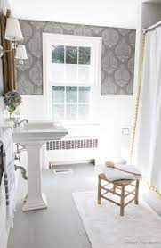 Of the two methods, painting is the cheaper and easier option. How I Painted Our Bathroom S Ceramic Tile Floors A Simple And Cheap Diy Driven By Decor