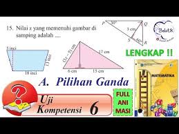 Uji kompetensi 6, kelas 8 semester 2, hal 45, teori pythagoras. Uji Kompetensi 6 Pilihan Ganda Kelas 8 Smp Mts Teorema Phytagoras Matematika Paket Bse Halaman 45 Youtube
