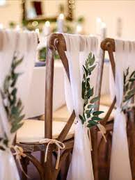 White Chiffon Vertical Drop Wedding Chair Decor Wedding Chair Decorations Wedding Chairs Diy Wedding Chairs