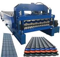 [Hot Item] Mitation Resin Metal Panel Glazed Tile Roof Roll Forming Machine  Ceramic Tile Glazing Machine