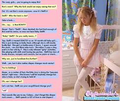 Posts about sissy captions written by sassy ann. Turned Into A Baby Girl By Magic Diaper Reality