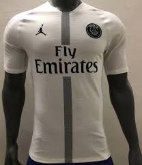 The lineup consists of a series of jerseys emblazoned in bold red and white stripes of the clubs older motif. Psg Jordan White Jersey