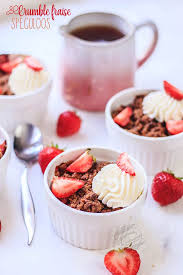 Crumble Pomme Fraise Et Speculoos Il Etait Une Fois La Patisserie