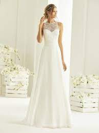 Check spelling or type a new query. Brautkleid Mit Illusion Neckholder Ausschnitt Von Bianco Evento Braut De