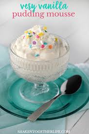 Look no further for the banana pudding of your dreams. Very Vanilla Pudding Mousse Shaken Together