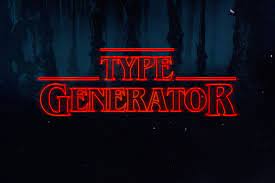 Type Generator Creates The Font From Stranger Things Stranger Things Font Generator Stranger Things Font Stranger Things Alphabet