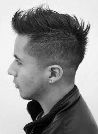 Mohawk with a shaved in stripes side. 50 Mohawk Hairstyles For Men Manly Short To Long Ideas
