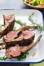Grilled Herb Crusted Rack Of Lamb Recipe Easy Lamb Recipes Grilled Lamb Recipes Lamb Rack Recipe