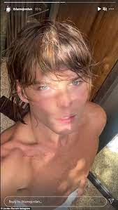 Jordan Barrett goes completely nude in VERY steamy shower video | Daily  Mail Online