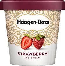 Strawberry pieces can also be added after. Strawberry Ice Cream Haagen Dazs