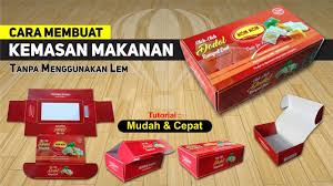 Tutorial Desain Kemasan Makanan Unilk Simple Tanpa Lem Dengan Coreldraw Di 2020 Kemasan Desain Kemasan Makanan