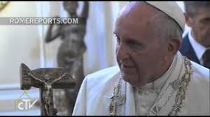 Video: Pope Francis is not amused UPDATED