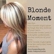 Hair Color Combination Blonde Highlights Hair Color Highlights Blonde Moments