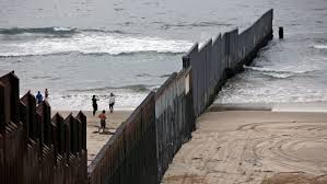 South carolina almost a tie. Where The Border Fence Meets The Sea A Strange Beach Scene Contrasting The U S And Mexico Los Angeles Times