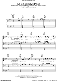 Energy of music | главный музыкальный портал vk.com/energy_of_music. Gomez Kill Em With Kindness Sheet Music For Voice Piano Or Guitar